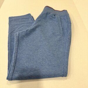 Tommy Hilfiger Sport Women' elastic waist sweat pants drawstring blue size small